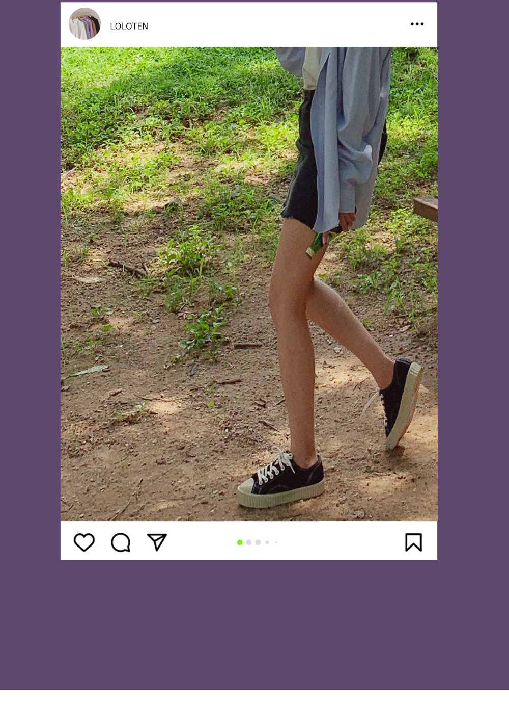미라운드 히든밴딩 데님스커트